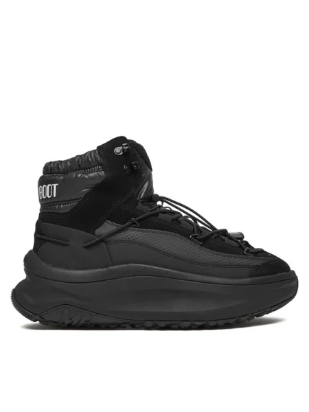 Pánske Zimné Topánky Moon Boot Xlace Mid čierne