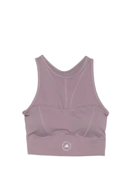 Běžecké stahovací šňůrka legíny Adidas s autogramem fialové