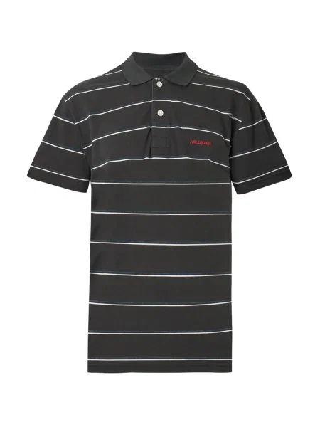 HOLLISTER Tričko modrá / námořnická modř offwhite červená