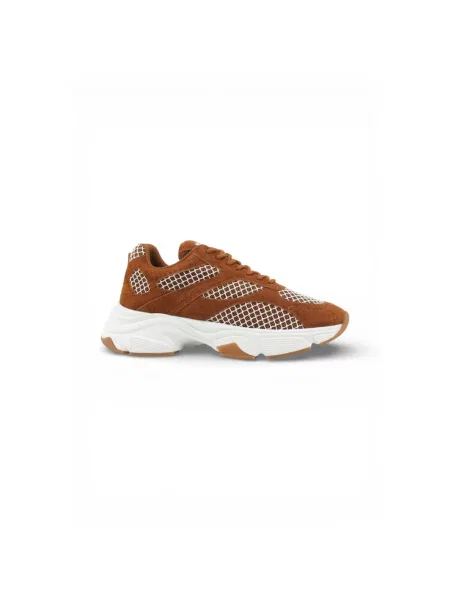 Sneakersy Love Moschino brązowe