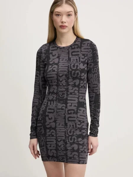 Сукня Guess Originals mini облягаюча чорний