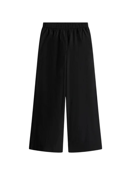 Pantaloni Tommy Hilfiger din poplin negru