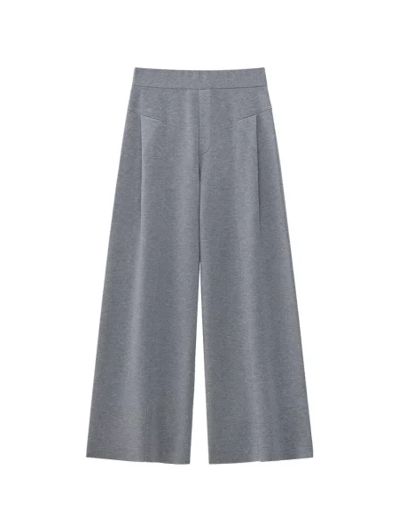Pantaloni palazzo Shanghai Tang gri