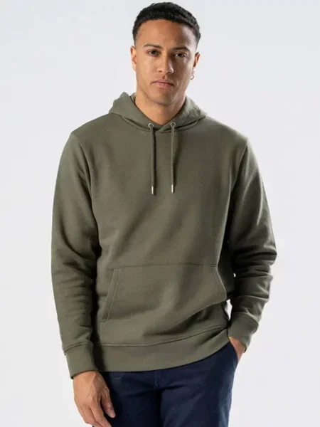 TEESHOPPEN Pulover Sweatshirt Hoodie verde
