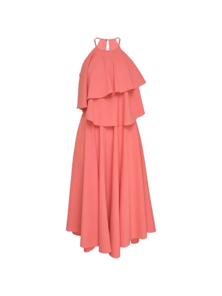 Rochie Club21 Collection cu gât halter portocaliu