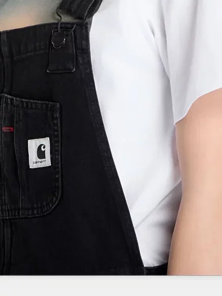 Salopetă de blugi Carhartt Wip negru