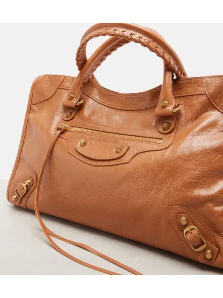 Geanta de piele Balenciaga din piele maro