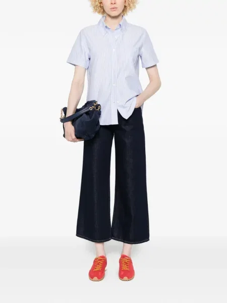 Blugi Ag Jeans cu picior lat albastru