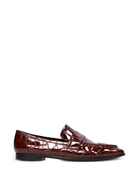 Pantofi loafer Black Suede Studio din piele de căprioară negru