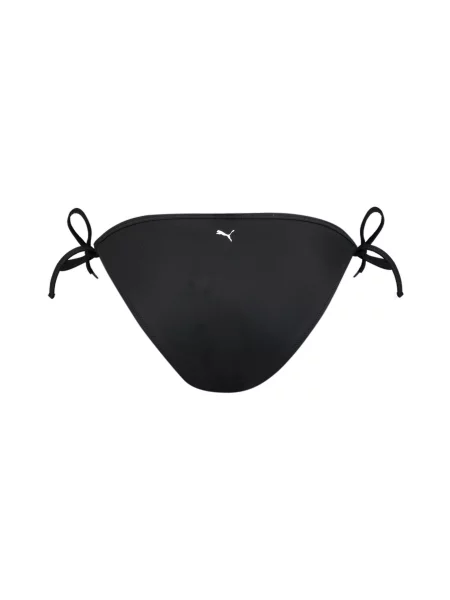 Dolna część bikini PUMA Swim wiązana z boku Odzież M czarny