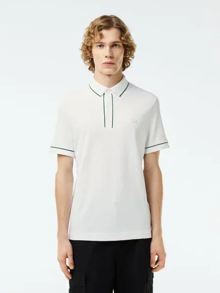 Поло Lacoste білий