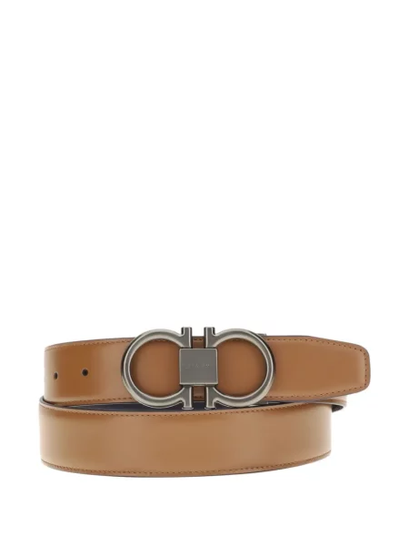 Cu centură reversibil curea Ferragamo maro