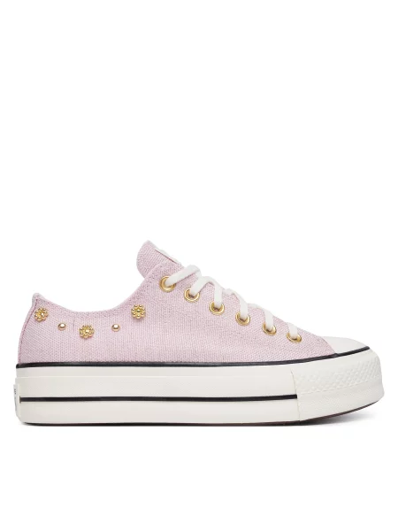 Teniși Converse Chuck Taylor All Star Lift Platform Heathered Glam​ roz