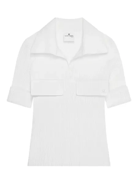 Tricou Courreges alb