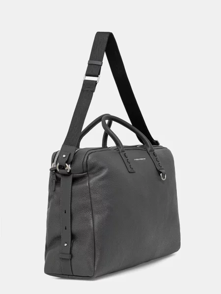 Tommy Hilfiger torba skórzana szara