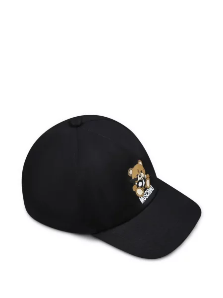 Czapka z daszkiem dziecięca Moschino czarna