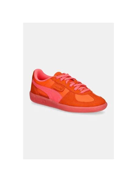 Sneakersy Puma skórzane pomarańczowe