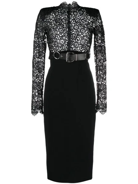Rochie Roberto Cavalli din dantelă negru