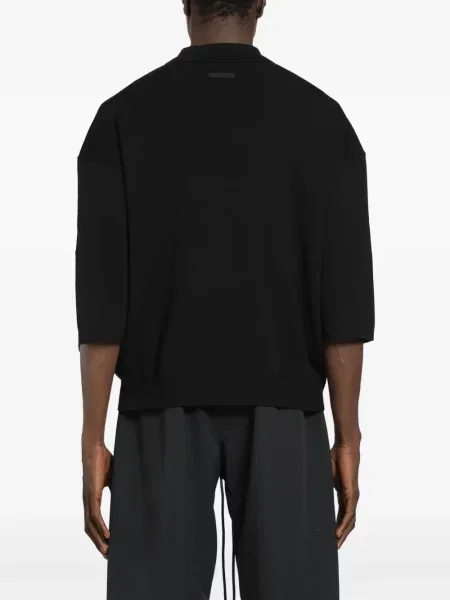 Поло тениска Fear Of God черно