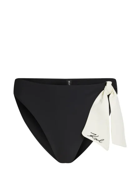 Компект бикини Karl Lagerfeld с панделка черно