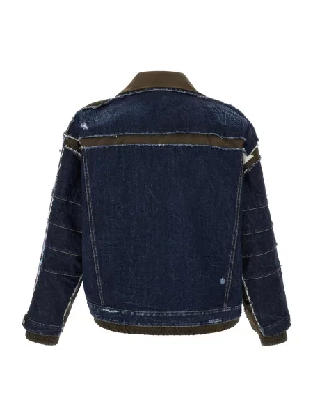 Kurtka jeansowa Dsquared2 niebieska