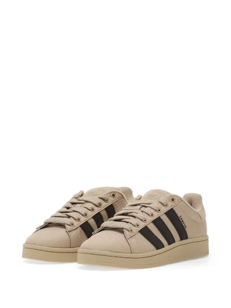 Lung hanorac Adidas cu dungi cu imagine negru