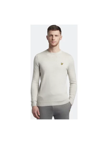 Sweter Lyle & Scott z wełny merino szary