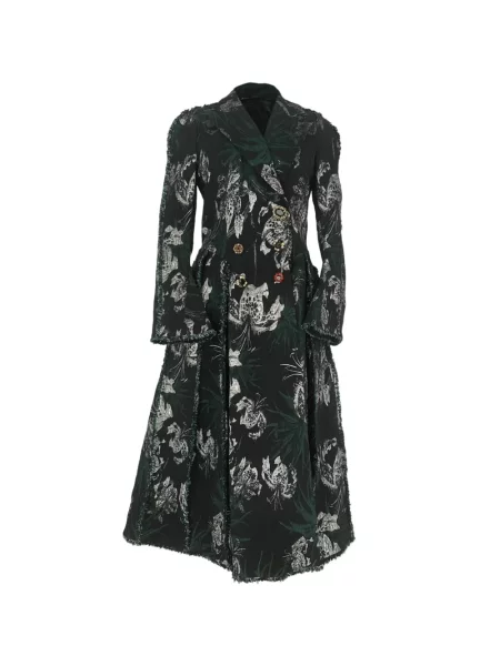 Rochie Erdem cu două rânduri de nasturi negru
