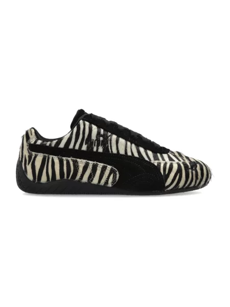 Sneakersy Puma zamszowe w zebrę czarne