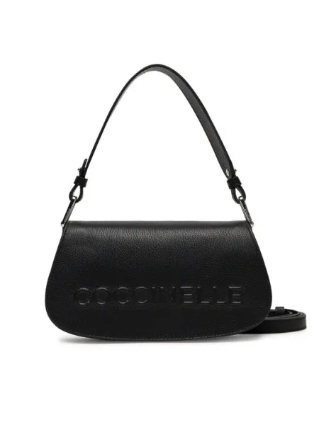 Coccinelle De piele geantă pe umăr MYRTHA MINI negru