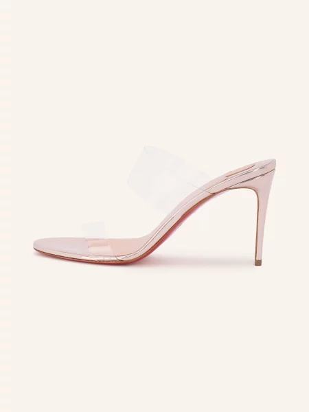 Christian Louboutin Pantofle Just Nothing 85 světle růžová