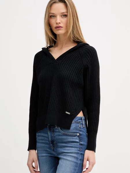 DKNY pulover pentru femei din negru