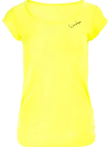 Winshape Tricou funcțional galben neon negru