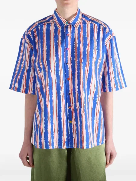 Koszula Pero w paski niebieska