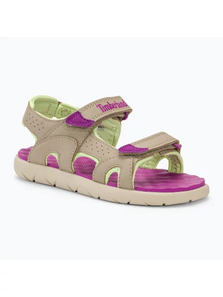 Sandały juniorskie Timberland Perkins Row 2 Strap pure cashmere beżowe