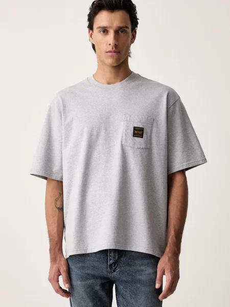 Levi's tričko SS WORKWEAR PKT šedé