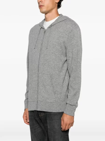 Cardigan From Future cu glugă gri
