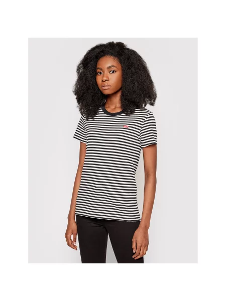 LEVI'S ® Majica Perfect rdeča / črna bela