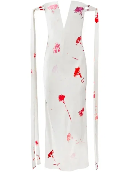 Rochie Alejandra Alonso Rojas de costum alb