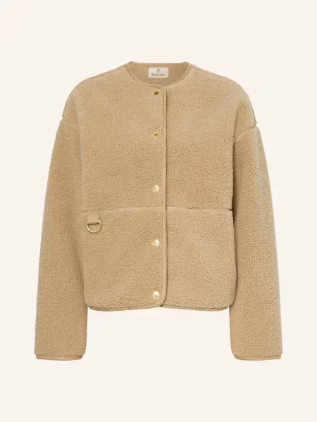 Barbour Bunda Z Plyšové Kožešiny Arlene velbloudí