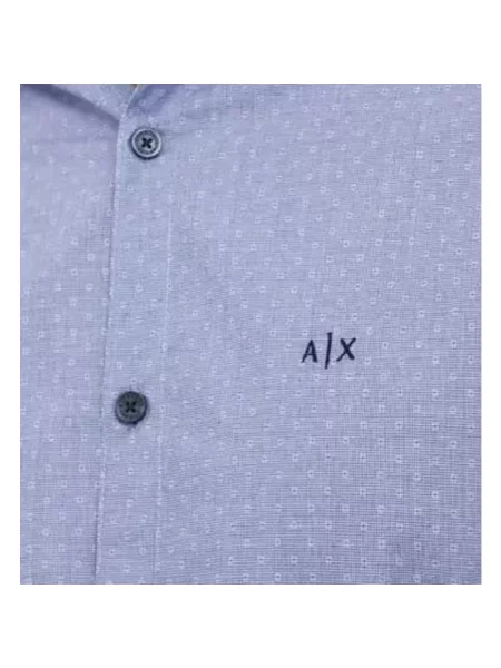 Koszula dżinsowa Armani Exchange niebieska
