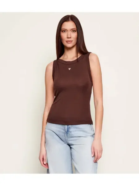 Top Guess de lână maro