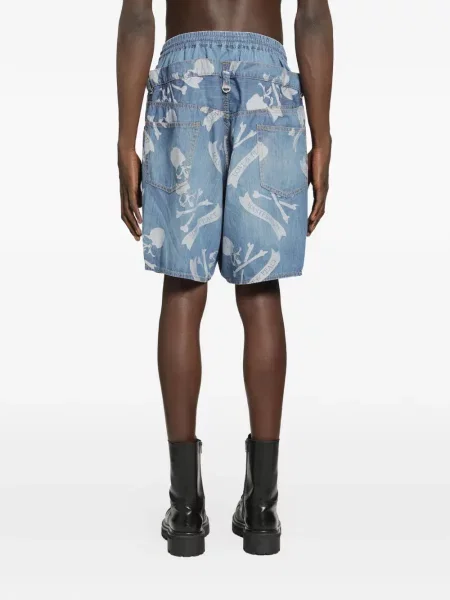 Džínové šortky Mastermind World modré