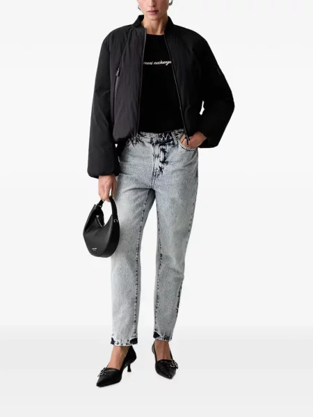Blugi Armani Exchange cu broderie albastru