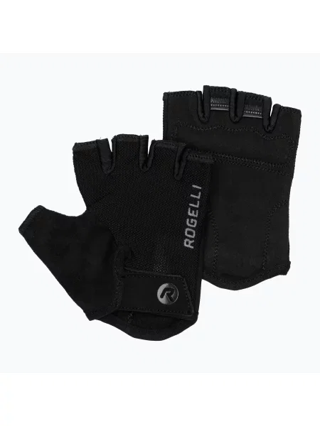 Дамски ръкавици за колоездене Rogelli Core black черно