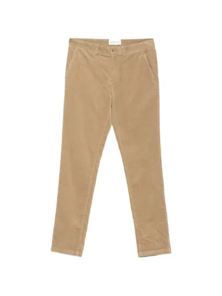Pantaloni chino Gant de catifea cord maro