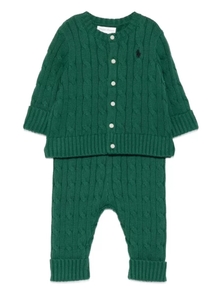 Spodnie dziecięce Polo Ralph Lauren zielone