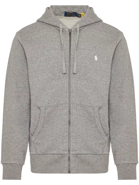 Hanorac cu glugă Polo Ralph Lauren gri