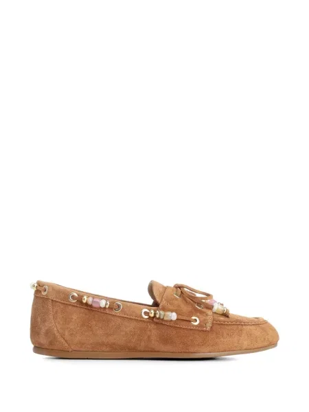 Pantofi loafer Stuart Weitzman maro