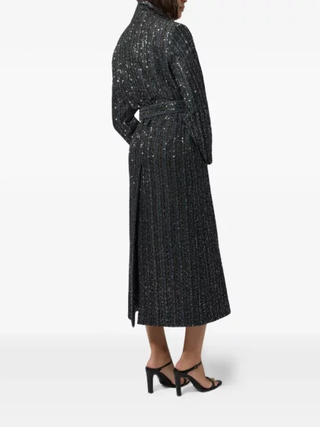 Palton Missoni cu paiete negru